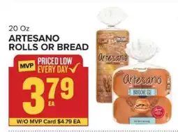 Food Lion Artesano Rolls or Bread offer