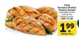 Albertsons Fresh Boneless Skinless Chicken Breasts offer