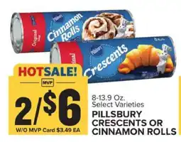 Food Lion Pillsbury Crescents or Cinnamon Rolls offer