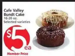 Albertsons Cafe Valley Bundt Cake offer
