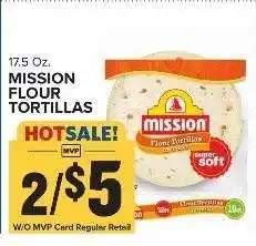 Food Lion Mission Flour Tortillas offer