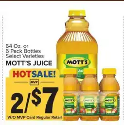 Food Lion Mott's Juice offer