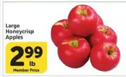 Albertsons Large Honeycrisp Apples offer