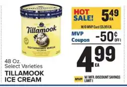 Food Lion Tillamook Ice Cream offer