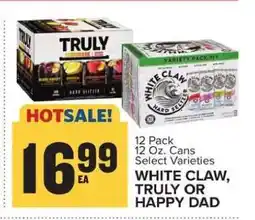 Food Lion WHITE CLAW, TRULY OR HAPPY DAD offer