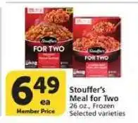 Albertsons Stouffer's Meal for Two offer