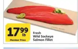 Albertsons Fresh Wild Sockeye Salmon Fillet offer