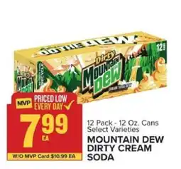 Food Lion MOUNTAIN DEW DIRTY CREAM SODA offer