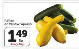 Albertsons Italian or Yellow Squash offer