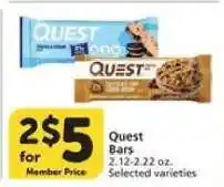 Albertsons Quest Bars offer
