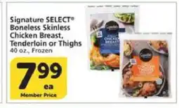 Albertsons Signature SELECT Boneless Skinless Chicken offer