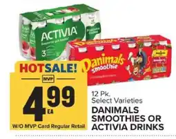 Food Lion DANIMALS SMOOTHIES OR ACTIVIA DRINKS offer