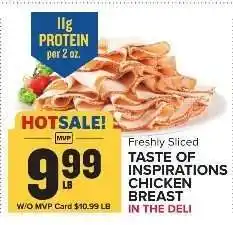 Food Lion TASTE OF INSPIRATIONS CHICKEN BREAST offer