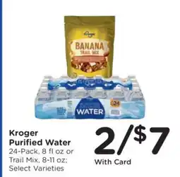 Kroger Kroger Purified Water offer