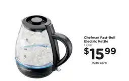 Kroger Chefman Fast-Boil Electric Kettle offer