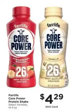Kroger Fairlife Core Power Protein Shake offer
