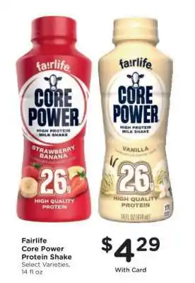 Kroger Fairlife Core Power Protein Shake offer