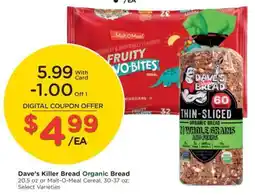 Kroger Dave's Killer Bread Organic Bread offer