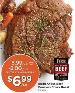 Pick'n Save Black Angus Beef Boneless Chuck Roast offer