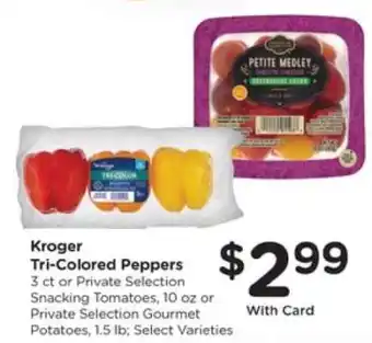 Pick'n Save Kroger Tri-Colored Peppers offer