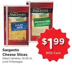 Pick'n Save Sargento Cheese Slices offer