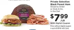 Pick'n Save Private Selection Black Forest Ham offer