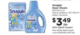 Pick'n Save Snuggle Dryer Sheets offer