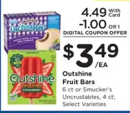Pick'n Save Outshine Fruit Bars offer