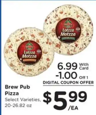 Pick'n Save Brew Pub Pizza offer