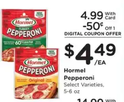 Pick'n Save Hormel Pepperoni offer