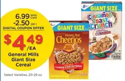 Pick'n Save General Mills Giant Size Cereal offer