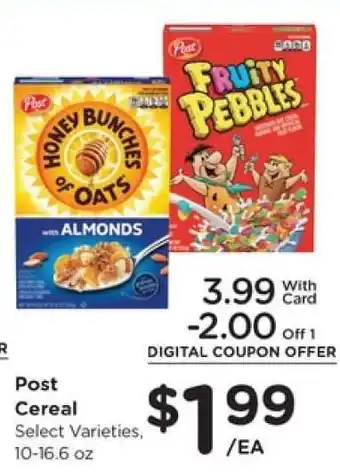 Pick'n Save Post Cereal offer
