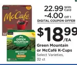 Pick'n Save Green Mountain or McCafé K-Cups offer