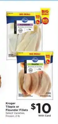 Pick'n Save Kroger Tilapia or Flounder Fillets offer