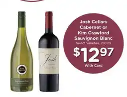 Pick'n Save Josh Cellars Cabernet or Kim Crawford Sauvignon Blanc offer