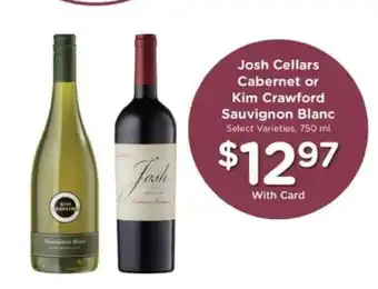Pick'n Save Josh Cellars Cabernet or Kim Crawford Sauvignon Blanc offer