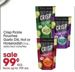Giant Eagle Crisp Pickle Pouches offer