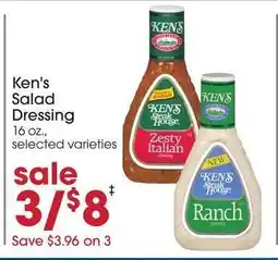 Giant Eagle Ken's Salad Dressing offer