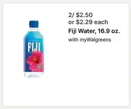 Walgreens Fiji Water offer