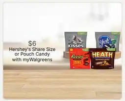 Walgreens Hershey's Share Size or Pouch Candy offer
