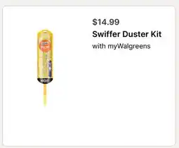 Walgreens Swiffer Duster Kit offer