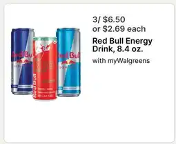 Walgreens Red Bull Energy Drink offer