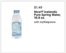 Walgreens Nice! Icelandic Pure Spring Water offer