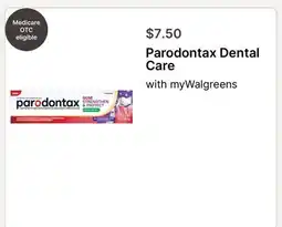 Walgreens Parodontax Dental Care offer