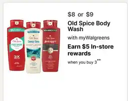 Walgreens Old Spice Body Wash offer