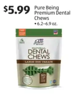 Aldi Pure Being Premium Dental Chews offer