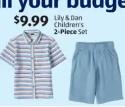 Aldi Lily & Dan Children's 2-Piece Set offer