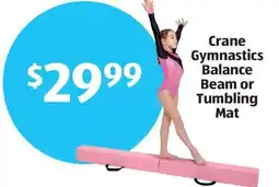 Aldi Crane Gymnastics Balance Beam or Tumbling Mat offer