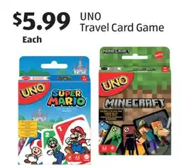 Aldi UNO Travel Card Game offer