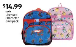 Aldi Licensed Character Backpack offer